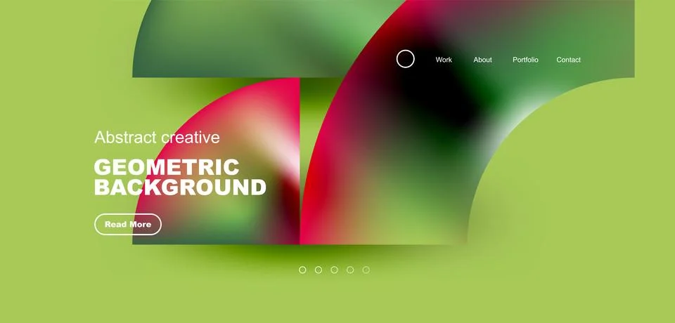 Shiny circles and round elements geometric background. Vector illustration for Illustrazione stock