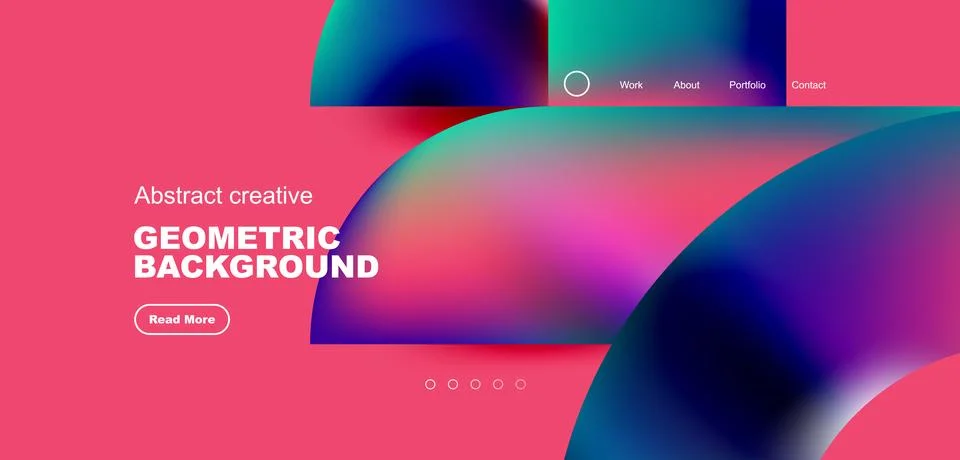 Shiny circles and round elements geometric background. Vector illustration for 스톡 일러스트