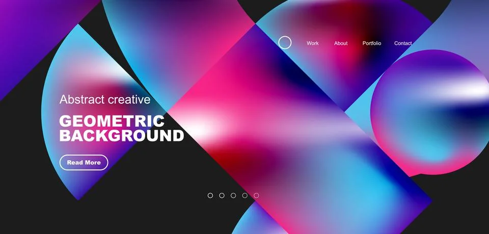 Shiny circles and round elements geometric background. Vector illustration for 스톡 일러스트