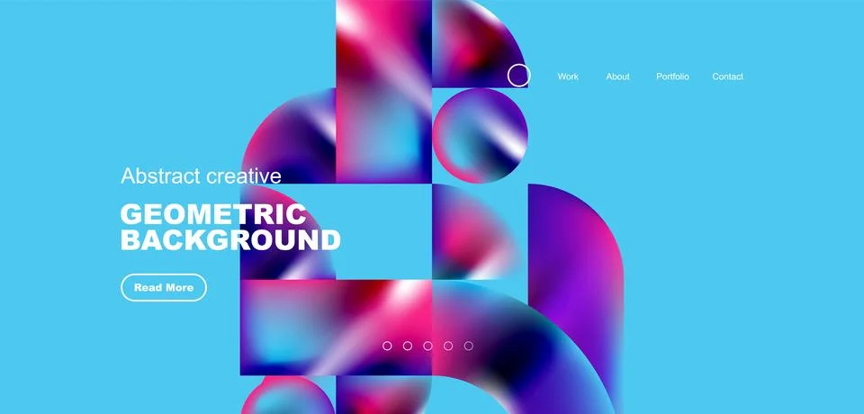 Shiny circles and round elements geometric background. Vector illustration for 스톡 일러스트