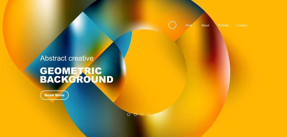 Shiny circles and round elements geometric background. Vector illustration for 스톡 일러스트