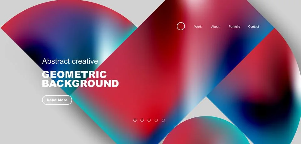 Shiny circles and round elements geometric background. Vector illustration for 스톡 일러스트