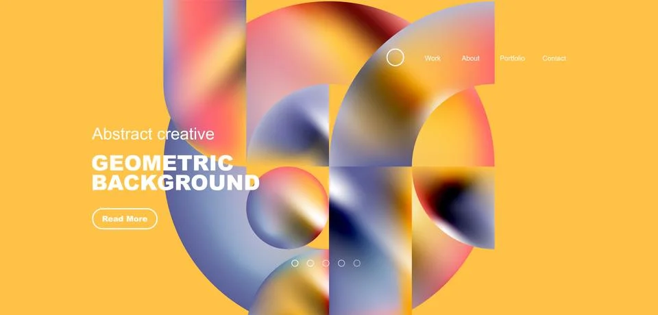 Shiny circles and round elements geometric background. Vector illustration for 스톡 일러스트