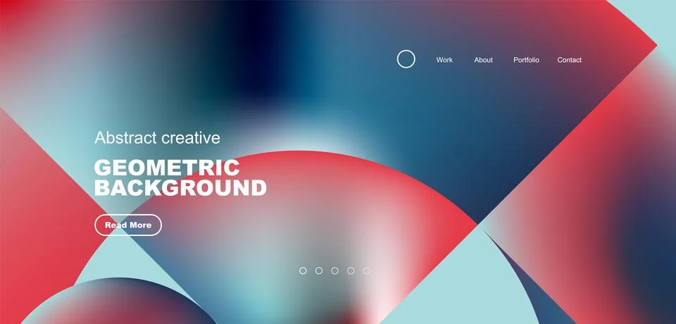 Shiny circles and round elements geometric background. Vector illustration for Illustrazione stock