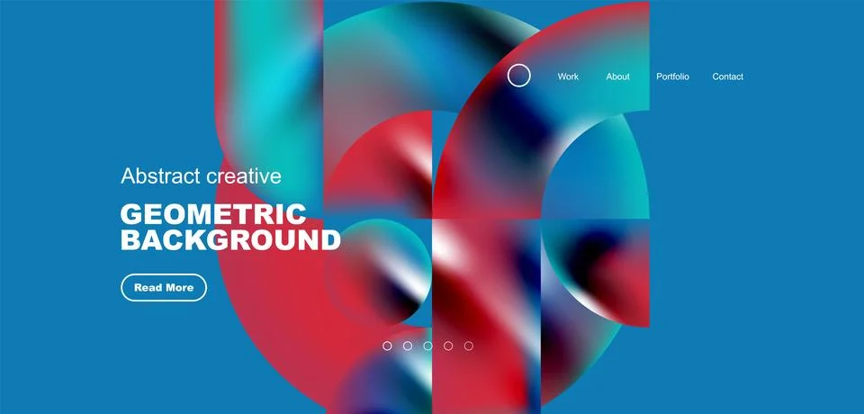 Shiny circles and round elements geometric background. Vector illustration for 스톡 일러스트