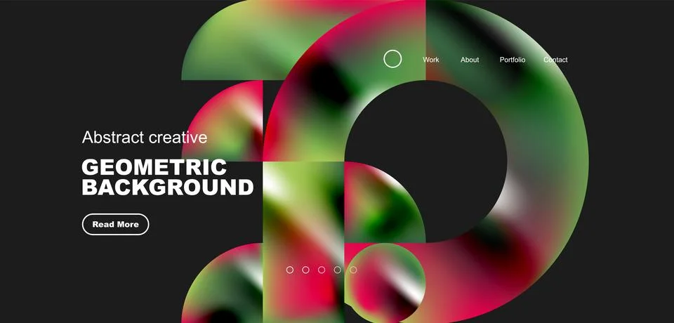 Shiny circles and round elements geometric background. Vector illustration for 스톡 일러스트