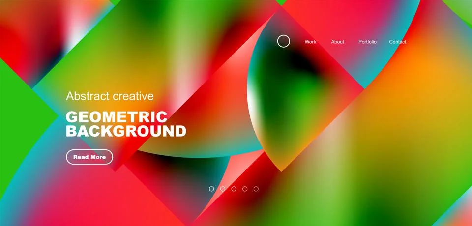 Shiny circles and round elements geometric background. Vector illustration for イラスト素材