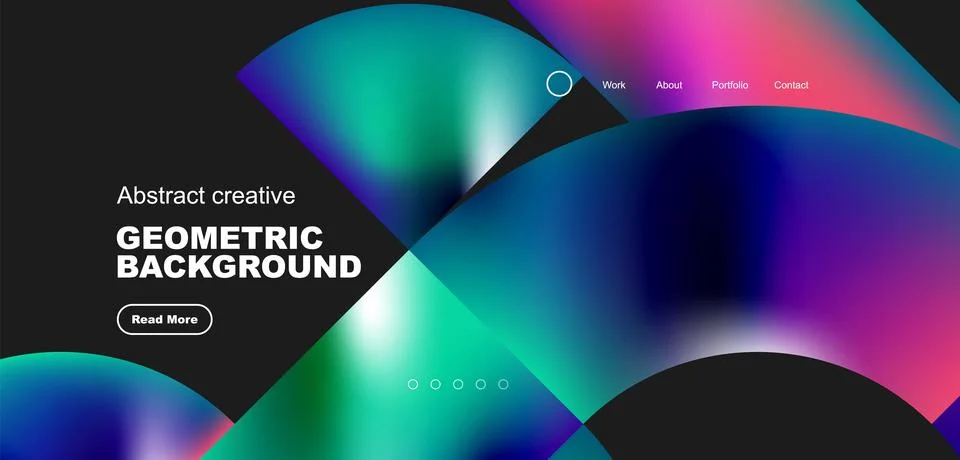 Shiny circles and round elements geometric background. Vector illustration for 스톡 일러스트