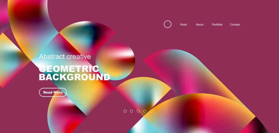 Shiny circles and round elements geometric background. Vector illustration for 스톡 일러스트