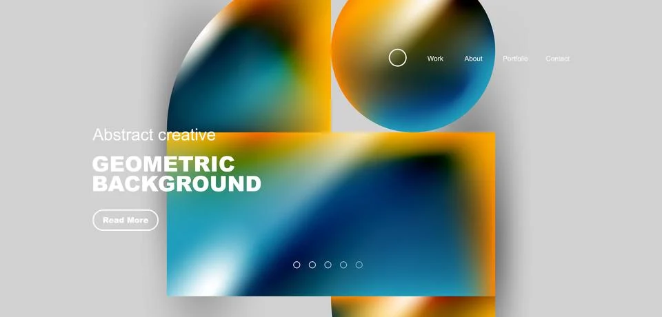 Shiny circles and round elements geometric background. Vector illustration for 스톡 일러스트