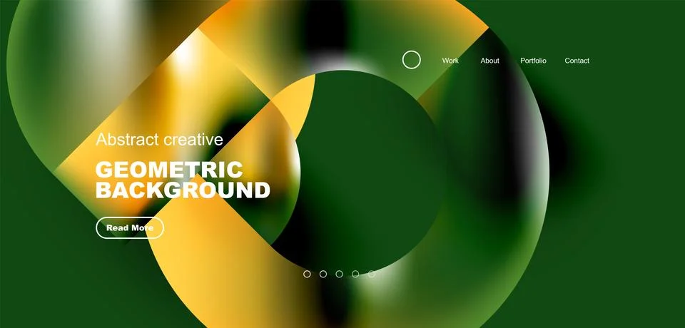 Shiny circles and round elements geometric background. Vector illustration for 스톡 일러스트