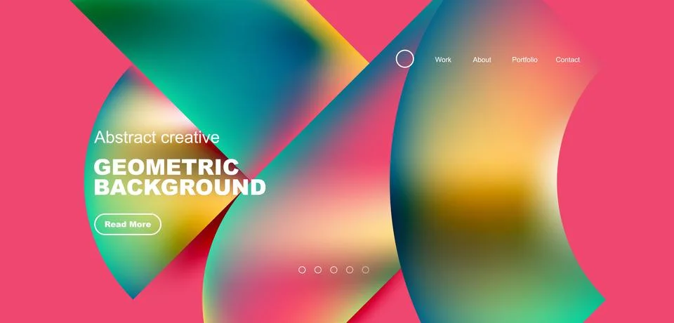 Shiny circles and round elements geometric background. Vector illustration for 스톡 일러스트