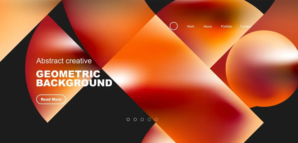Shiny circles and round elements geometric background. Vector illustration for 스톡 일러스트