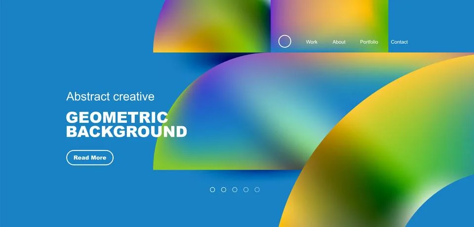 Shiny circles and round elements geometric background. Vector illustration for 스톡 일러스트
