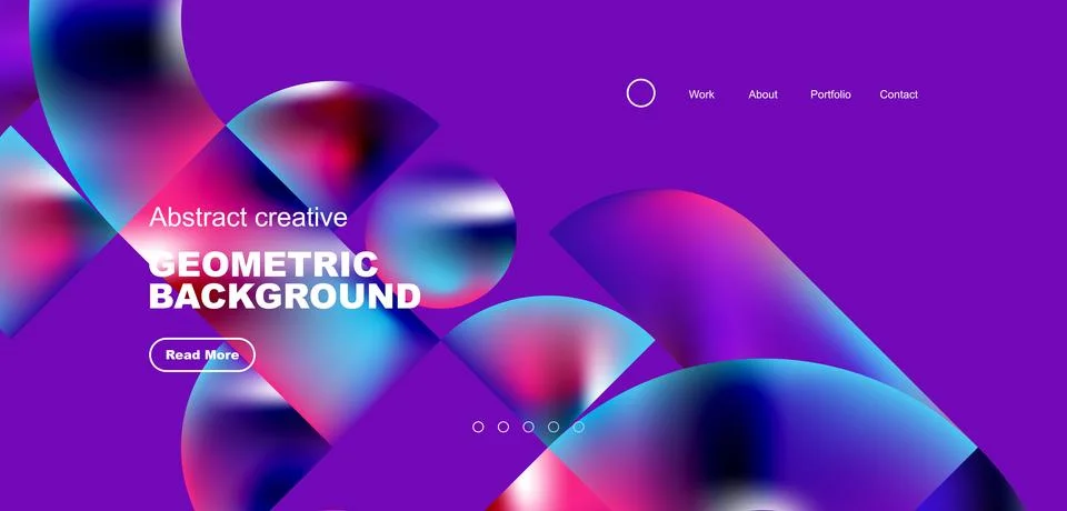 Shiny circles and round elements geometric background. Vector illustration for イラスト素材