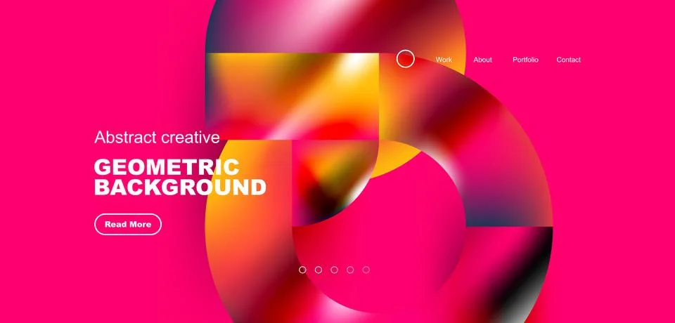 Shiny circles and round elements geometric background. Vector illustration for 스톡 일러스트