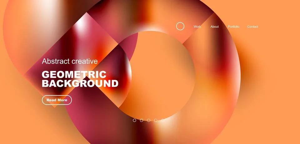 Shiny circles and round elements geometric background. Vector illustration for 스톡 일러스트