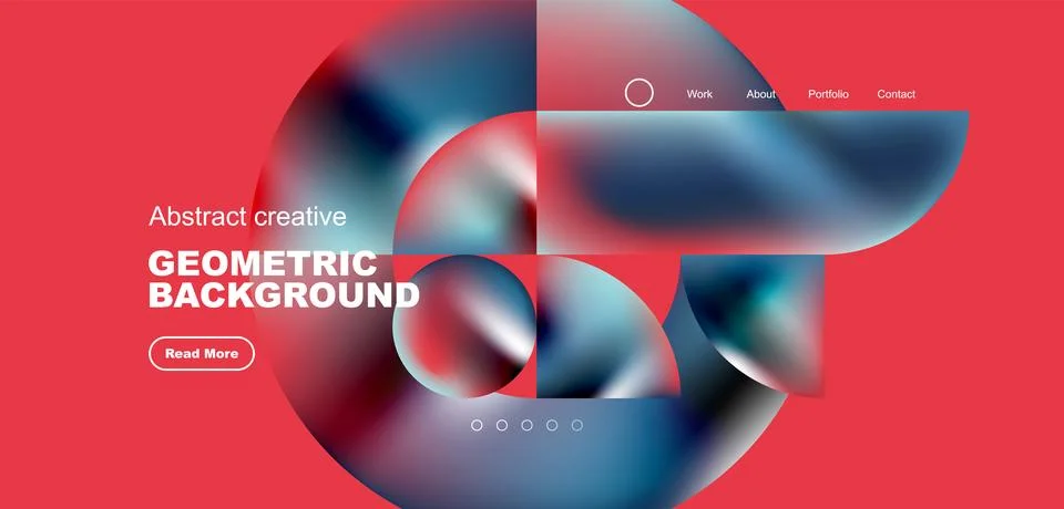 Shiny circles and round elements geometric background. Vector illustration for 스톡 일러스트