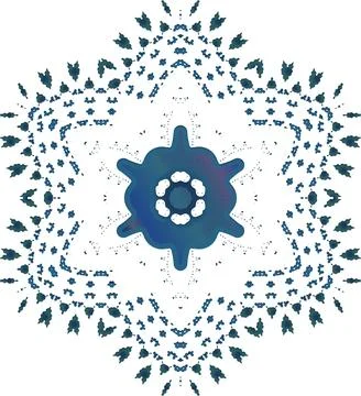Shiny Cold Blue Piece Element Gradient Abstract Creative Background for Dig.. Stockillustratie