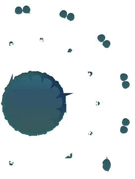 Shiny Cold Blue Piece Element Gradient Abstract Creative Background for Dig.. Illustrazione stock