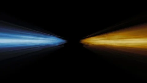 Shiny colored exploding lights collision fading loop motion graphics for logo 動画素材 112710047