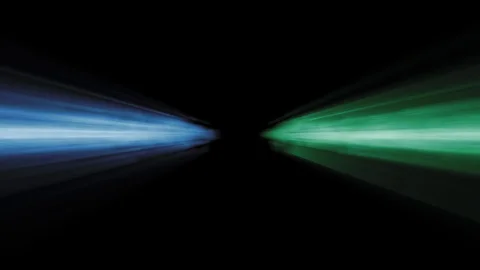 Shiny colored exploding lights collision fading loop motion graphics for logo 動画素材 112710119