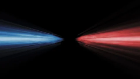 Shiny colored exploding lights collision fading loop motion graphics for logo 動画素材 112710334