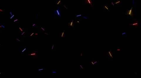 Shiny confetti coming down Stock Footage 54587480
