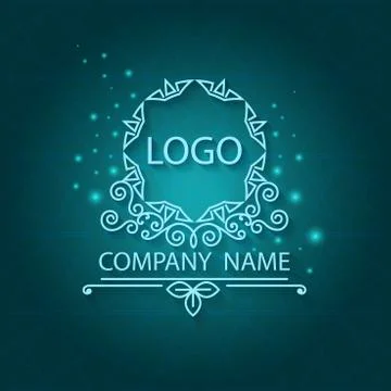Shiny corporate style, pattern, logo Stock Illustration