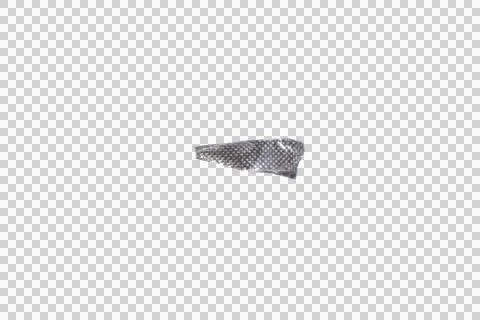 Shiny crushed silver foil wrapper for food or candy on a transparent backgr.. Stock Photos