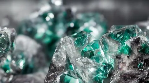 Shiny crystals Stock Illustration