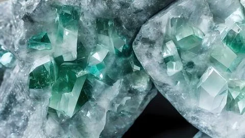 Shiny crystals 스톡 일러스트