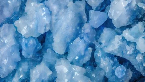 Shiny crystals Stock Illustration