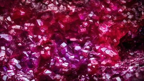 Shiny crystals Stock Illustration