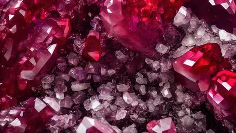 Shiny crystals Stock Illustration