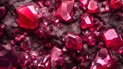 Shiny crystals Stock Illustration