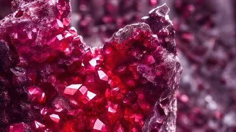 Shiny crystals Stock Illustration