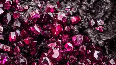 Shiny crystals Stock Illustration