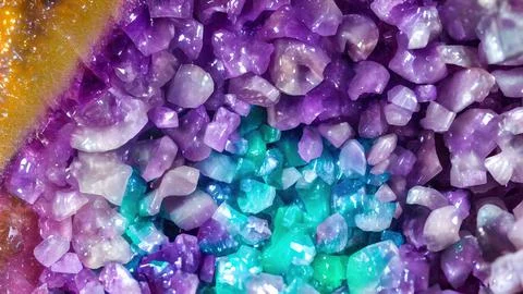 Shiny crystals Stock Illustration