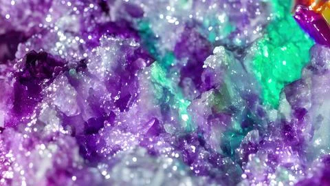 Shiny crystals Stock Illustration