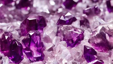 Shiny crystals Stock Illustration