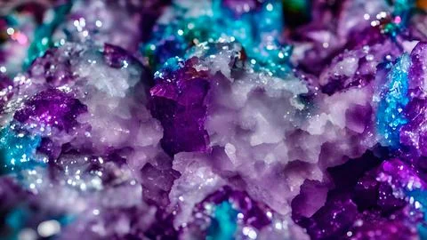 Shiny crystals Stock Illustration