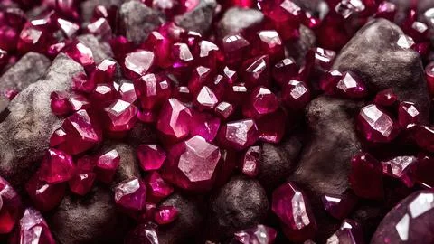 Shiny crystals Stock Illustration