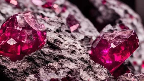 Shiny crystals Stock Illustration