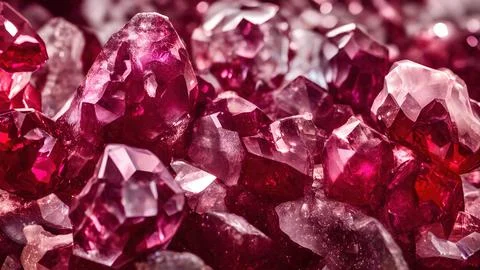 Shiny crystals Stock Illustration