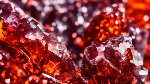 Shiny crystals Stock Illustration