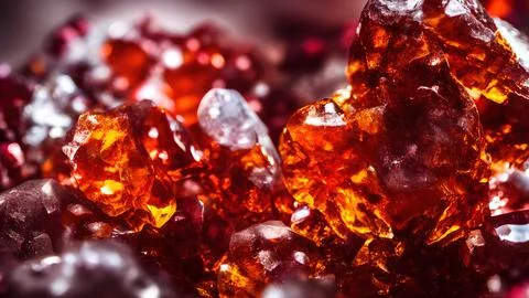 Shiny crystals Stock Illustration