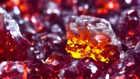 Shiny crystals Stock Illustration