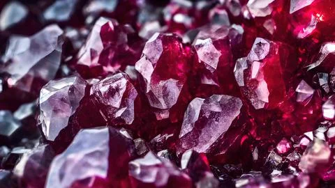 Shiny crystals Stock Illustration