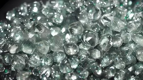Shiny crystals 스톡 일러스트